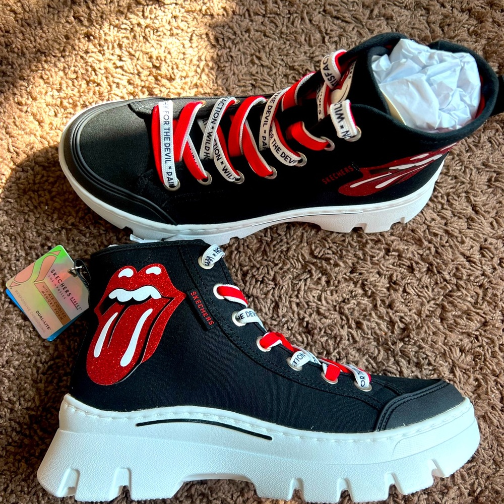 Sketchers limited edition Rolling Stones beachlife 2023